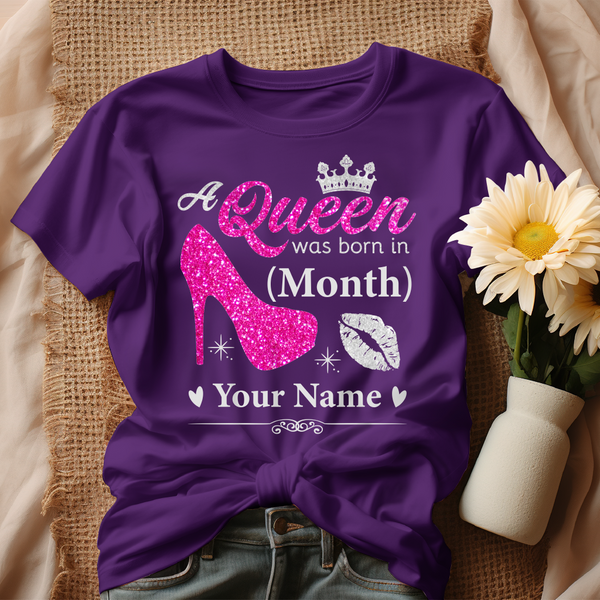 Personalized Birthday Month Shirt