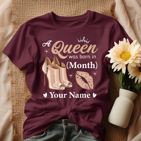 Personalized Birthday Month Shirt