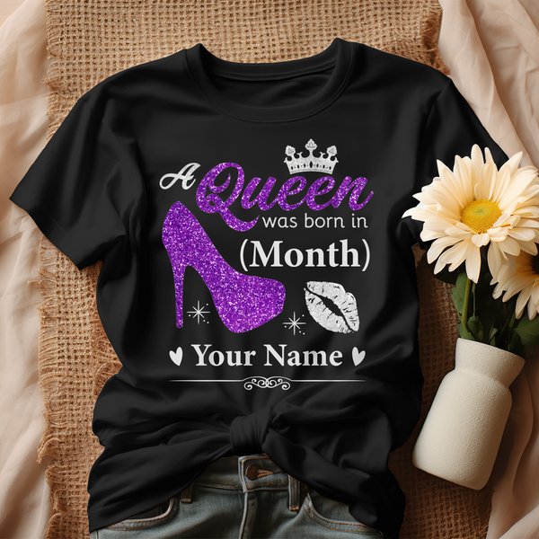 Personalized Birthday Month Shirt