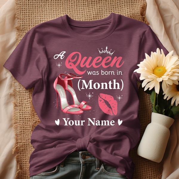 Personalized Birthday Month Shirt