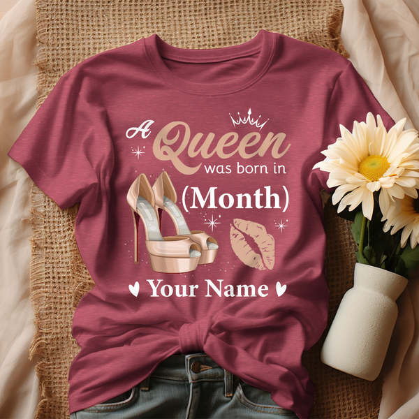 Personalized Birthday Month Shirt