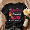 Personalized Birthday Month Shirt